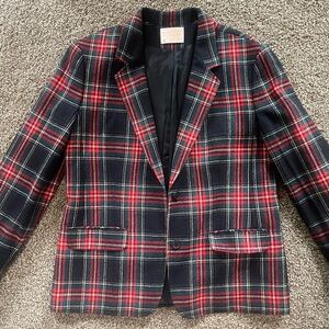 VTG plaid Pendleton Blazer